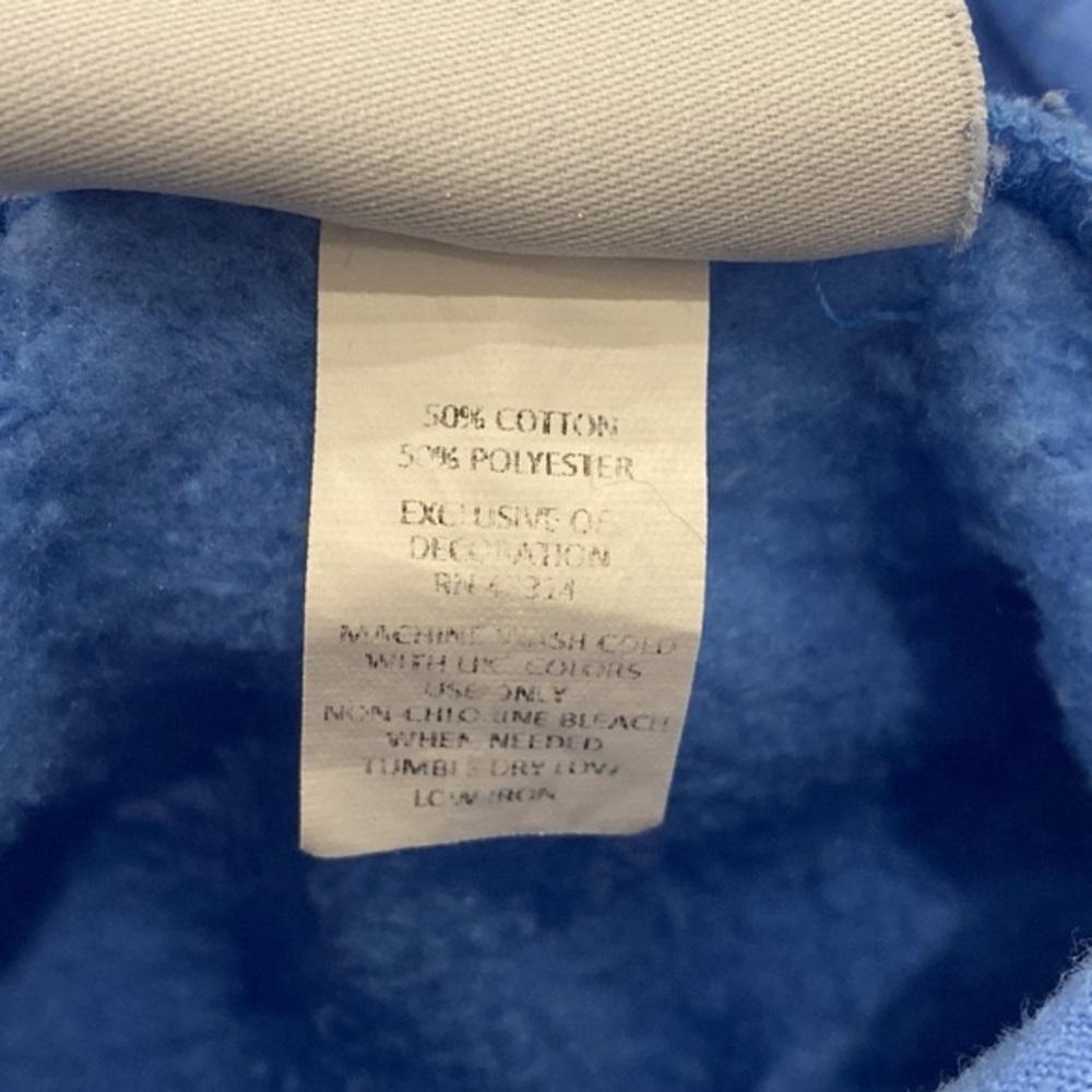 RARE Champion Baby Blue Sweater  Medium - Picture 9 of 9